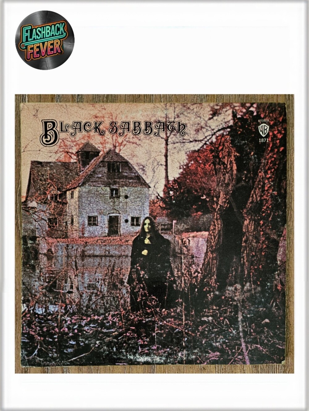 BLACK SABBATH•Black Sabbath•1970 US Stereo (#WS 1871) Terre Haute Pressing
